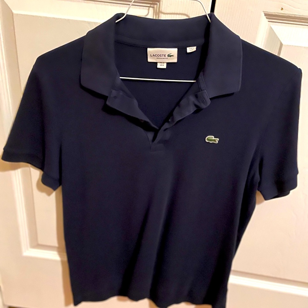 Men’s Lacoste Navy Blue Medium Slim Fit Polo Shirt